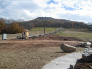 Tube Park construction in October
